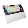 Teclado mecânico gaming ASUS ROG Azoth X — layout 75%, USB + RF Wireless + Bluetooth, RGB, apoio de pulso, preto/branco