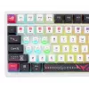 Teclado mecânico gaming ASUS ROG Azoth X — layout 75%, USB + RF Wireless + Bluetooth, RGB, apoio de pulso, preto/branco