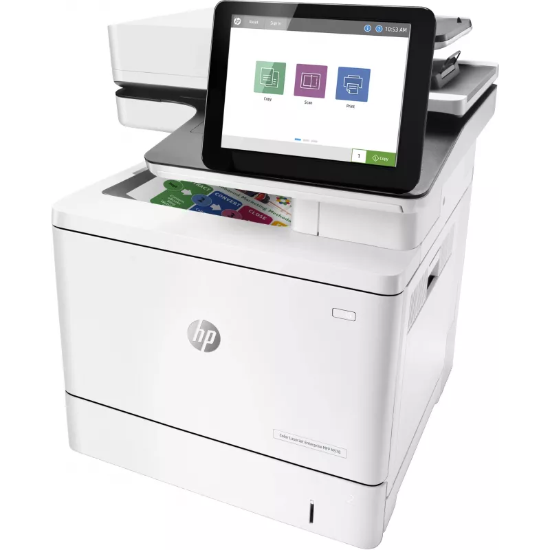 HP Color LaserJet Enterprise MFP M578dn, laser, impressão a cores, 1200 x 1200 DPI, A4, impressão direta, branco