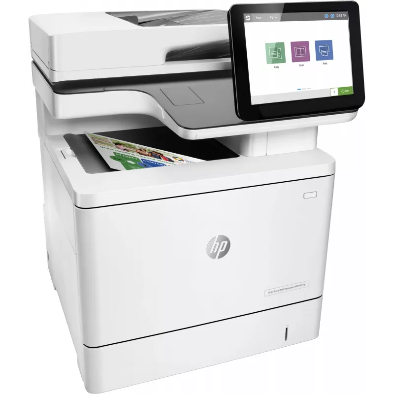 HP Color LaserJet Enterprise MFP M578dn, laser, impressão a cores, 1200 x 1200 DPI, A4, impressão direta, branco