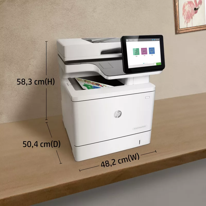 HP Color LaserJet Enterprise MFP M578dn, laser, impressão a cores, 1200 x 1200 DPI, A4, impressão direta, branco