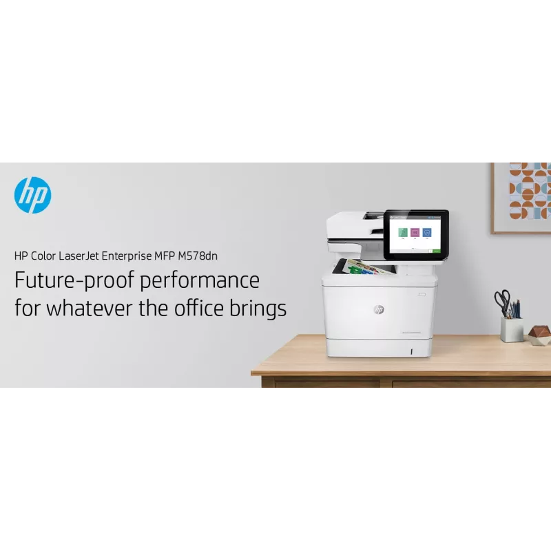 HP Color LaserJet Enterprise MFP M578dn, laser, impressão a cores, 1200 x 1200 DPI, A4, impressão direta, branco