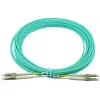BlueOptics 050502K512000003M-BO Cabo patch de fibra ótica duplex (compatível com Corning), LC-UPC/LC-UPC, multimodo OM3 50/125 µm, 3 m
