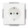 Tomada Busch-Jaeger 2011-0-3879 CEE 7/3 2P+E 16A 250V branco