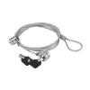 Cadeado para portátil Conceptronic CNBSLOCK15T 1,5 m prateado 2 chaves