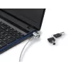 Cadeado para portátil Conceptronic CNBSLOCK15T 1,5 m prateado 2 chaves