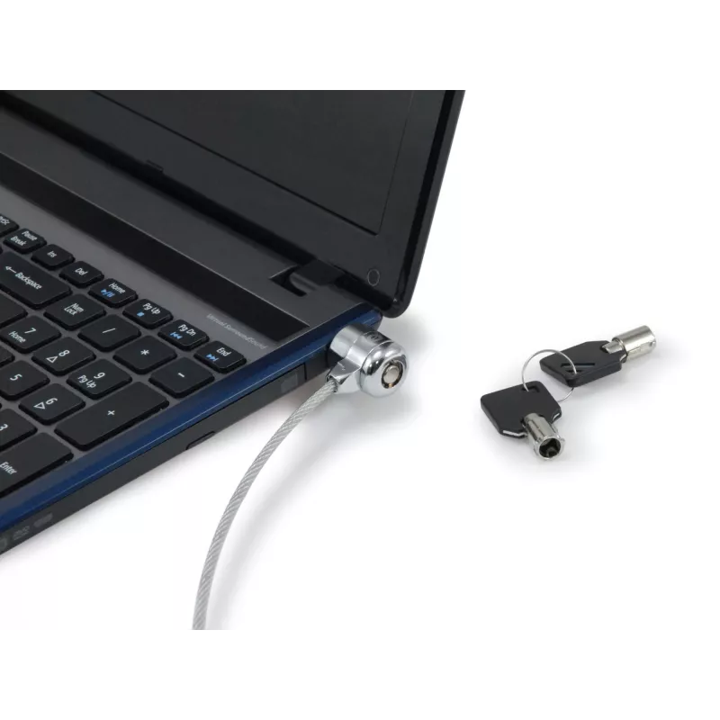 Cadeado para portátil Conceptronic CNBSLOCK15T 1,5 m prateado 2 chaves