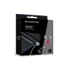 Cadeado para portátil Conceptronic CNBSLOCK15T 1,5 m prateado 2 chaves