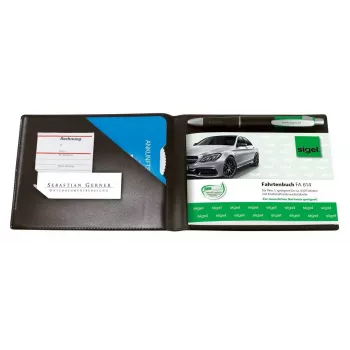Organizador pessoal Sigel EF610 pele sintética plástico preto