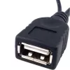 Cabo USB 2.0 OTG Techly A F Micro USB M com USB 30cm preto ICOC MUSB-MC2