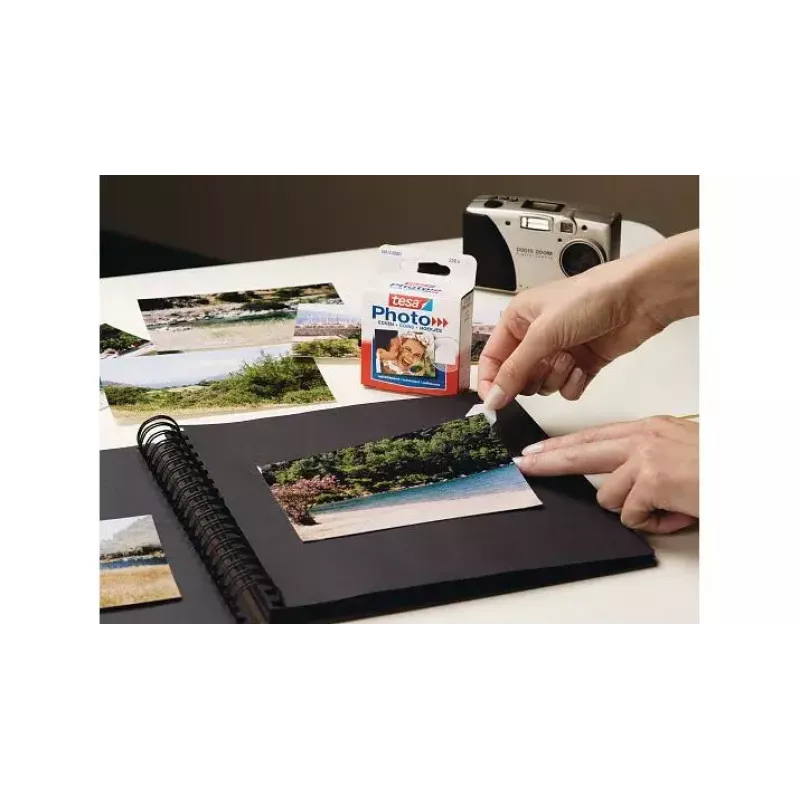 Cantos para fotografias TESA 56621 500 unidades branco