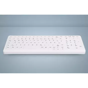 Teclado Active Key AK-C7000F-UVS-W/CH médico USB branco tamanho normal com fio membrana LED