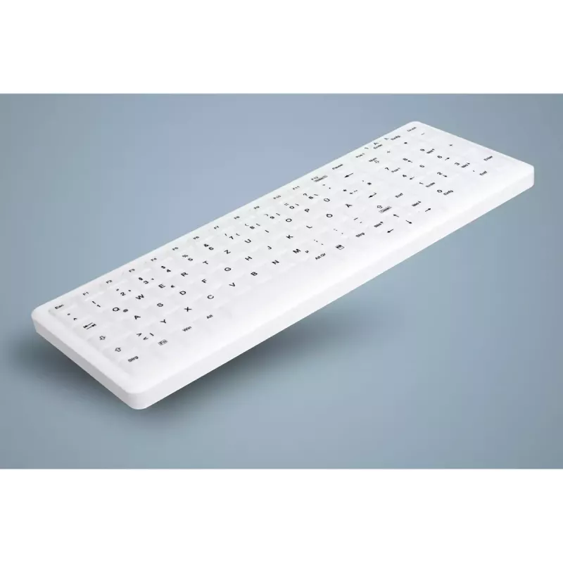 Teclado Active Key AK-C7000F-UVS-W/CH médico USB branco tamanho normal com fio membrana LED