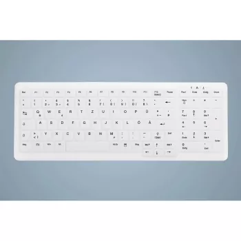 Teclado Active Key AK-C7000F-UVS-W/CH médico USB branco tamanho normal com fio membrana LED