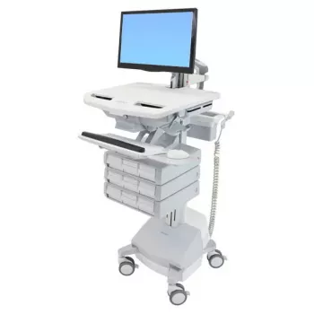 Carrinho multimédia Ergotron StyleView alumínio cinzento branco