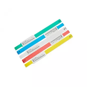 Pulseira hospitalar Zebra Z-Band UltraSoft azul, branco
