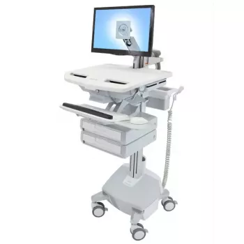 Carrinho multimédia Ergotron StyleView alumínio cinzento branco