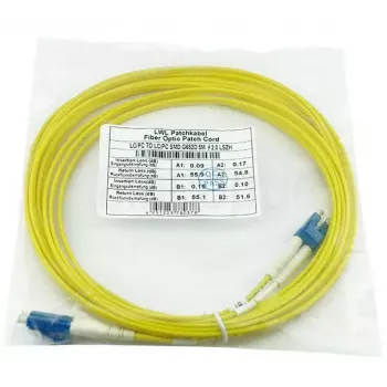 BlueOptics LRCABLE1M Cabo de fibra ótica InfiniBand 1m LC amarelo G.657.A1