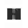 Carteira com capa dbramante1928 iPhone 13 mini preto 3 compartimentos para cartões
