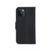 Carteira com capa dbramante1928 iPhone 13 mini preto 3 compartimentos para cartões