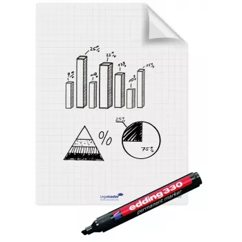 Película para flipchart Legamaster Magic-Chart 60x80cm