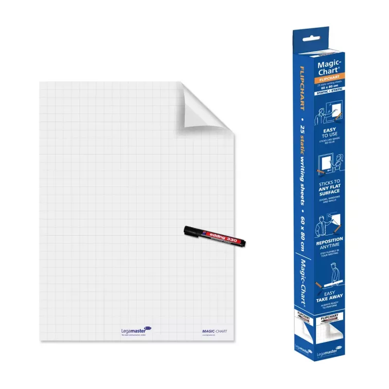 Película para flipchart Legamaster Magic-Chart 60x80cm