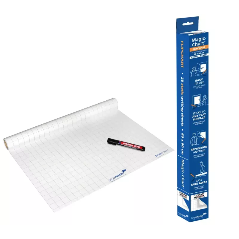 Película para flipchart Legamaster Magic-Chart 60x80cm