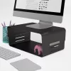 Suporte para monitor Dataflex Addit Bento® - ajustável 123, autónomo, 20 kg, altura ajustável, preto