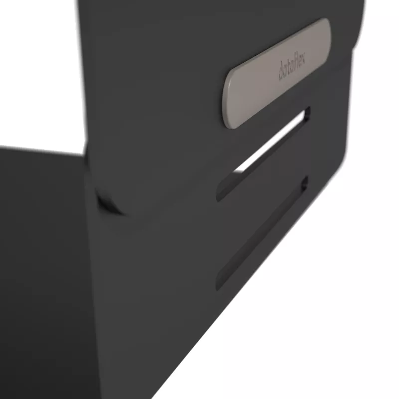 Suporte para monitor Dataflex Addit Bento® - ajustável 123, autónomo, 20 kg, altura ajustável, preto