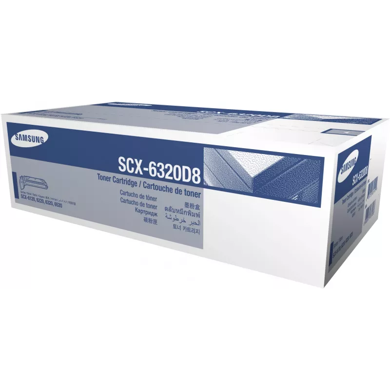 Toner Samsung SCX-6320D8, preto, 8.000 páginas, 1 unid.