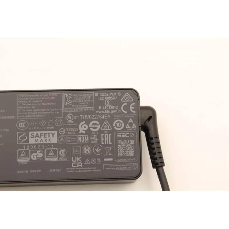 Fonte de alimentação Lenovo 5A10W86250 Interior 65 W Preto