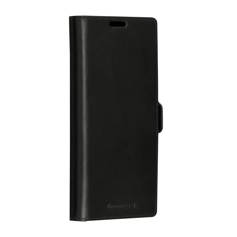 Capa tipo carteira para telemóvel dbramante1928 Lynge para Samsung Galaxy S23 Ultra — preto, 3 compartimentos para cartões, compatível com 6,8 polegadas