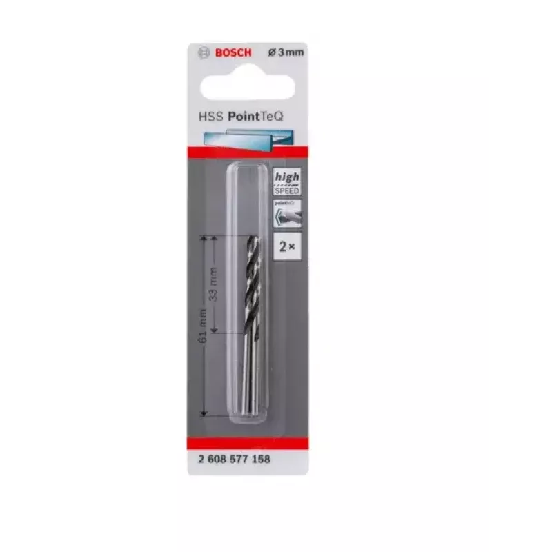 Brocas helicoidais HSS Bosch PointTeQ