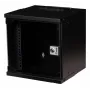 Armário de parede EQUIP EWM-06-3030-B 6U, 312 mm de largura, 300–330 mm de profundidade, preto