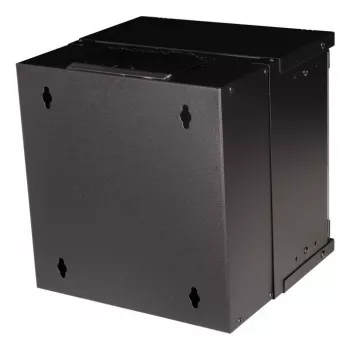 Armário de parede EQUIP EWM-06-3030-B 6U, 312 mm de largura, 300–330 mm de profundidade, preto