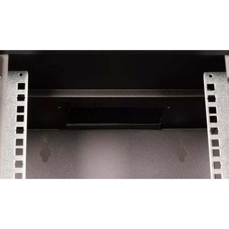Armário de parede EQUIP EWM-06-3030-B 6U, 312 mm de largura, 300–330 mm de profundidade, preto