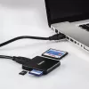 Hama 00124156 leitor de cartões USB 3.2 Gen 1 (3.1 Gen 1) Type-A preto