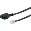 Cabo Schwaiger 6,0 m RJ-12 - TAE-F 6 m preto