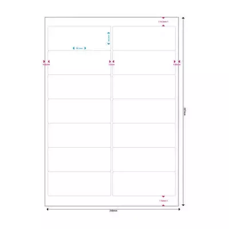 Etiquetas autoadesivas MediaRange MRINK146