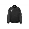 Casaco bomber ASUS ROG Cosmic Bomber homem corte regular manga comprida preto cinzento