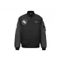Casaco bomber ASUS ROG Cosmic Bomber homem corte regular manga comprida preto cinzento