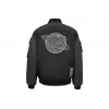Casaco bomber ASUS ROG Cosmic Bomber homem corte regular manga comprida preto cinzento