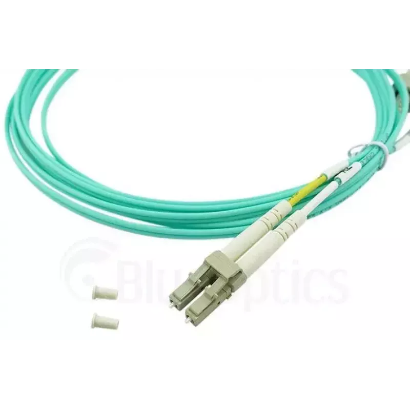 BlueOptics 050502T512000007.5M-BO Cabo de patch de fibra ótica duplex (compatível com Corning), LC-UPC/LC-UPC, multimodo OM3 50/125 µm, 7,5 m
