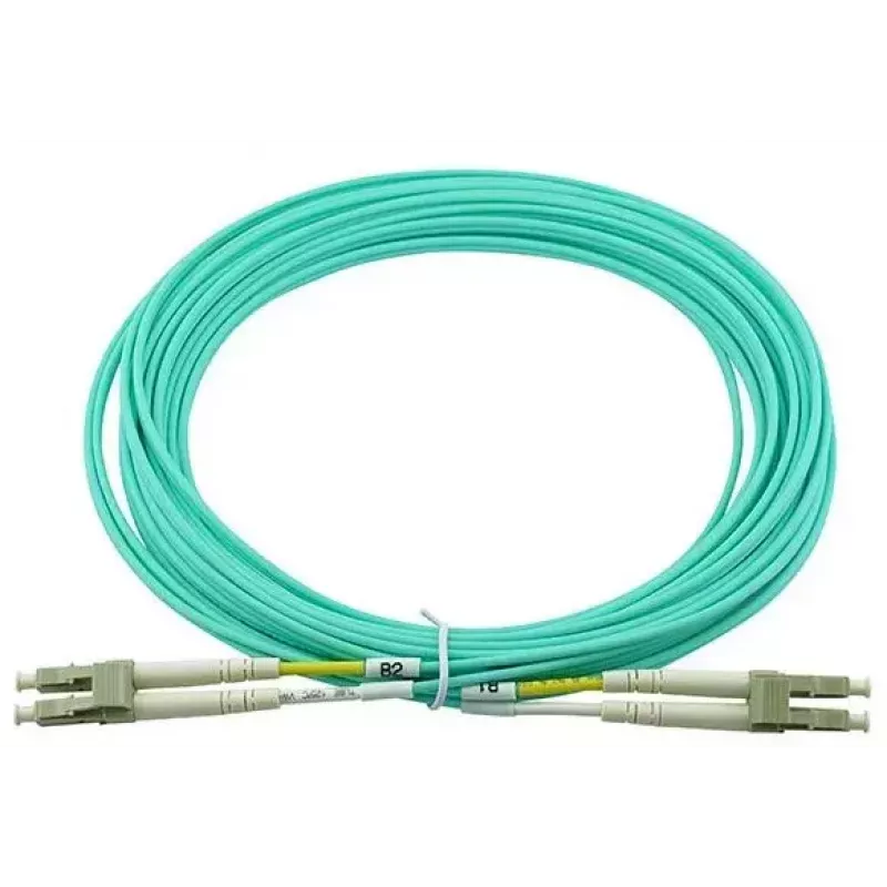 BlueOptics 050502T512000007.5M-BO Cabo de patch de fibra ótica duplex (compatível com Corning), LC-UPC/LC-UPC, multimodo OM3 50/125 µm, 7,5 m