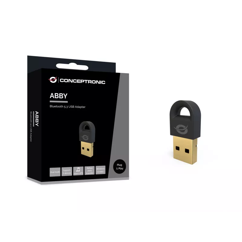 Conceptronic ABBY16B adaptador Bluetooth 5.3 USB