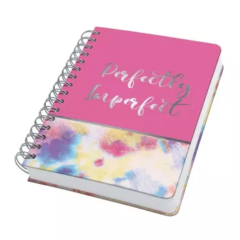 Caderno Sigel JN609 A5 240 folhas azul rosa amarelo