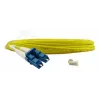 Cabo de patch de fibra ótica BlueOptics SFP3131BU1MK 1 m G.657.A1 LC–LC 9 µm duplex integral amarelo