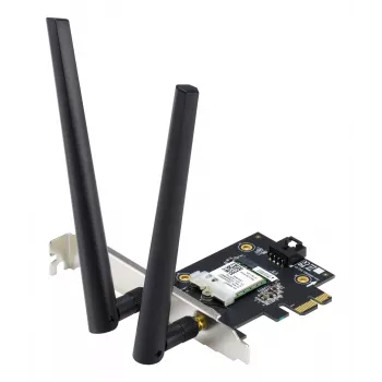 Placa de rede sem fios ASUS WL-PCE-AX1800 Wi‑Fi 6 dual band PCIe