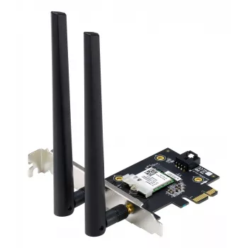 Placa de rede sem fios ASUS WL-PCE-AX1800 Wi‑Fi 6 dual band PCIe