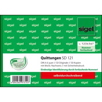 Formulário comercial Sigel SD121